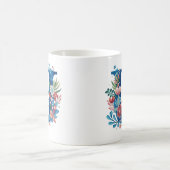 Dekorflormonogramm "U" Kaffeetasse (Mittel)