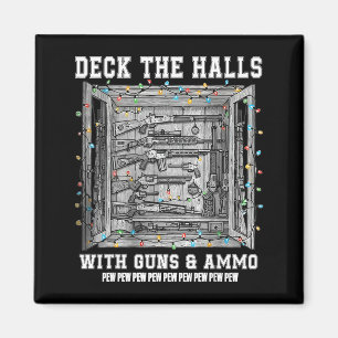Dekoriere die Halle mit Waffen & Munition Magnet