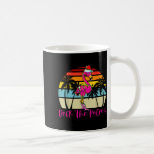 Dekoriere Die Palmen Weihnachts Flamingo Palme Tro Kaffeetasse