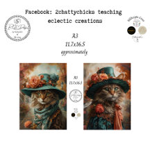 Dekorieren A3 Scrapbooking viktorianische skurrile