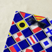 Dekorieren der Schachbrett der optischen Signalfla Strandtuch (Beispiel)