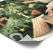 Dekorieren des Baumes Poster (Ecke)