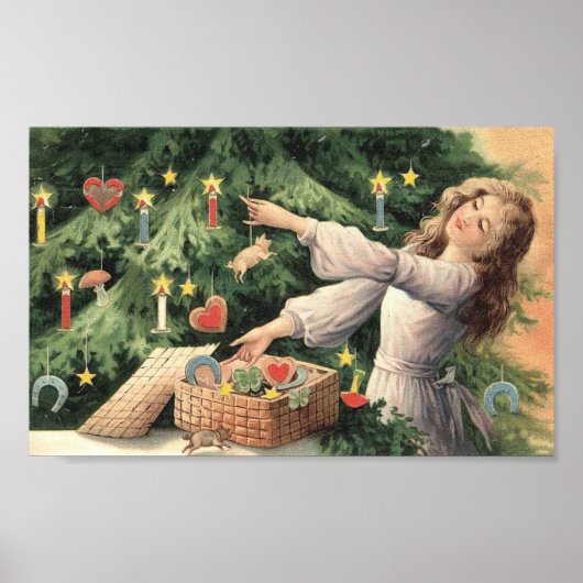 Dekorieren des Baumes Poster (Vorne)