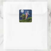 Dekorieren des Baumes Quadratischer Aufkleber (Tasche)