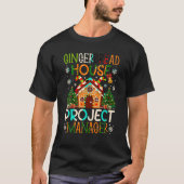Dekorieren des Gingerbread House Projektleiter Bak T-Shirt (Vorderseite)