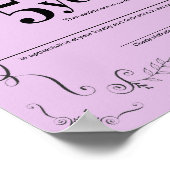 Dekorieren des universellen Mitarbeiterjubiläums Poster (Ecke)