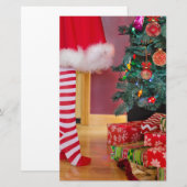 Dekorieren des Weihnachtsbaumes Briefpapier (Vorne/Hinten)