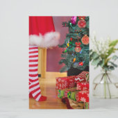 Dekorieren des Weihnachtsbaumes Briefpapier (Stehend Vorderseite)