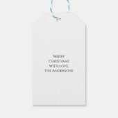 Dekorieren des Weihnachtsbaumes - Carl Larsson Geschenkanhänger (Rückseite)