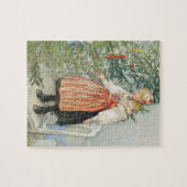 Dekorieren des Weihnachtsbaumes - Carl Larsson Puzzle (Horizontal)