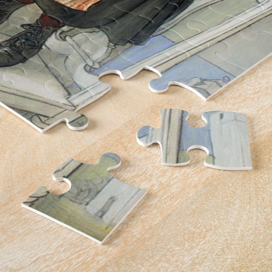 Dekorieren des Weihnachtsbaumes - Carl Larsson Puzzle (Seite)