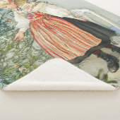 Dekorieren des Weihnachtsbaumes - Carl Larsson Sherpadecke (3/4)