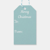 Dekorieren des Weihnachtsbaumes Geschenkanhänger (Rückseite)