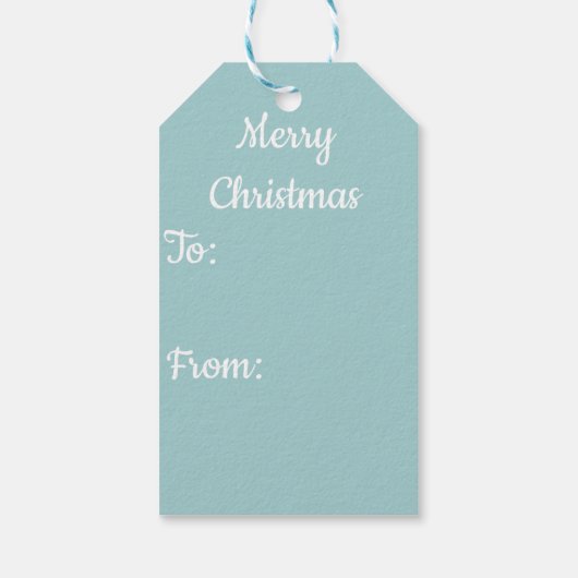 Dekorieren des Weihnachtsbaumes Geschenkanhänger (Rückseite)