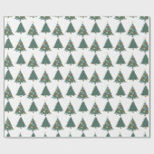 Dekorieren des Weihnachtsbaumes Geschenkpapier (Flach)