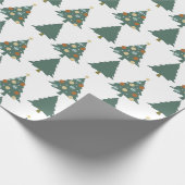 Dekorieren des Weihnachtsbaumes Geschenkpapier (Ecke)