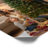 Dekorieren des Weihnachtsbaumes Poster (Ecke)