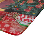 Dekorieren des Weihnachtsbaumes Schneidebrett (Ecke)