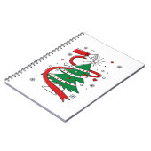 Dekorieren des Weihnachtsbaumes | Urlaub Notizblock (Linke Seite)