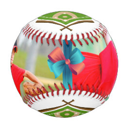 Dekorieren Sie den Baseball mit Foto Name und Numm