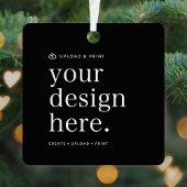 Dekorieren Sie Ihr Design hochladen Metallplatz Ornament Aus Metall