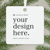 Dekorieren Sie Ihr Design hochladen Metallplatz Ornament Aus Metall