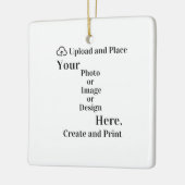 Dekorieren Sie Ihr Design oder Foto Upload Keramikornament (Links)