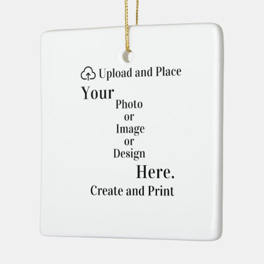 Dekorieren Sie Ihr Design oder Foto Upload Keramikornament (Links)