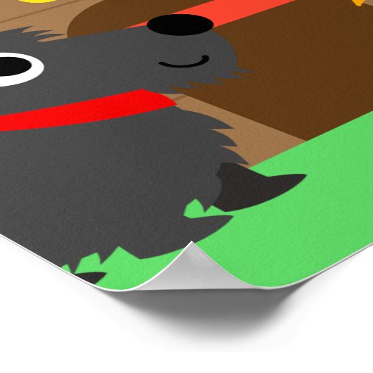 Dekorieren Sie Ihr Haustier-Abonnement Poster (Ecke)