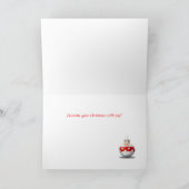 Dekorieren Sie Ihren Kaktusbaum Feiertagskarte (Innenseite)