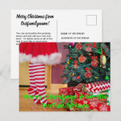 Dekorieren von Baumweihnachtskronen - Postkarte an (Vorne/Hinten)