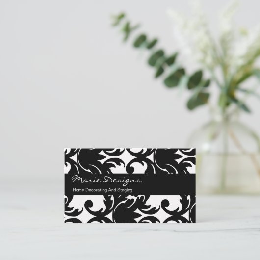 Dekorieren von Visitenkarten Visitenkarte (Stehend Vorderseite)