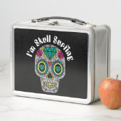 Dekorierte Abstrakte Lunchbox aus Skull (Beispiel)