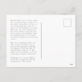 Dekorierte Ankündigung der neuen Hallen zum Schnee (Rückseite)