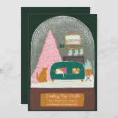 Dekorierte Ankündigung der neuen Hallen zum Schnee (Vorne/Hinten)