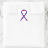 Dekorierte Aufkleber für Rot und Blau (Tasche)