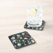 Dekorierte Bäume Nah Up Set Cork Untersetzer (Rechte Seite)