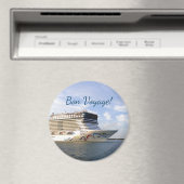 Dekorierte Bootsfahrt Bow Bon Voyage Magnet (In Situ (Geschirrspüler))