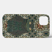 Dekorierte Burrowing Owl Golden Brown Earth Tones Case-Mate iPhone Hülle (Rückseite (Horizontal))