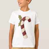 Dekorierte Candy Cane Weihnachtssüße T-Shirt (Vorderseite)