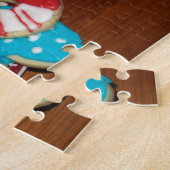Dekorierte Cut-Out Weihnachtszucker-Cookies Puzzle (Seite)