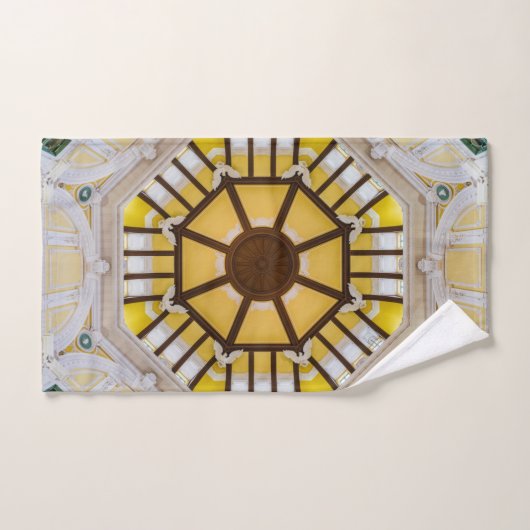 Dekorierte Decke am Bahnhof Tokio Badhandtuch Set (Handtuch)