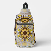 Dekorierte Decke am Bahnhof Tokio Crossbody Bag (Vorderseite)