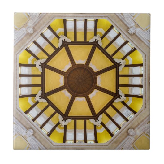 Dekorierte Decke am Bahnhof Tokio Fliese (Vorderseite)