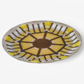 Dekorierte Decke am Bahnhof Tokio Pappteller (Schrägansicht)