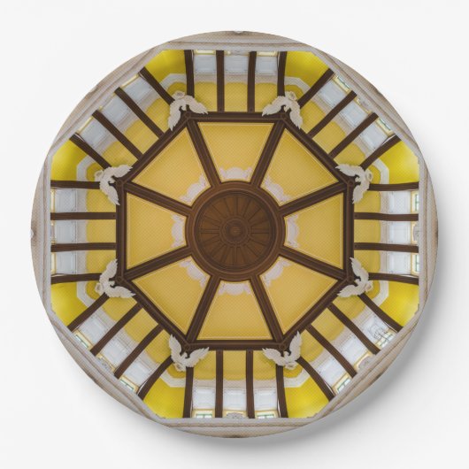 Dekorierte Decke am Bahnhof Tokio Pappteller (Vorderseite)