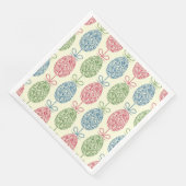 Dekorierte Eier Serviette (Ecke)