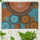 Dekorierte Elefanten Küchentücher (Gefaltet)