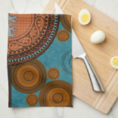 Dekorierte Elefanten Küchentücher (Viertel Falte)