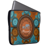 Dekorierte Elefanten - Laptop-Sieb Laptopschutzhülle (Vorne Rechts)